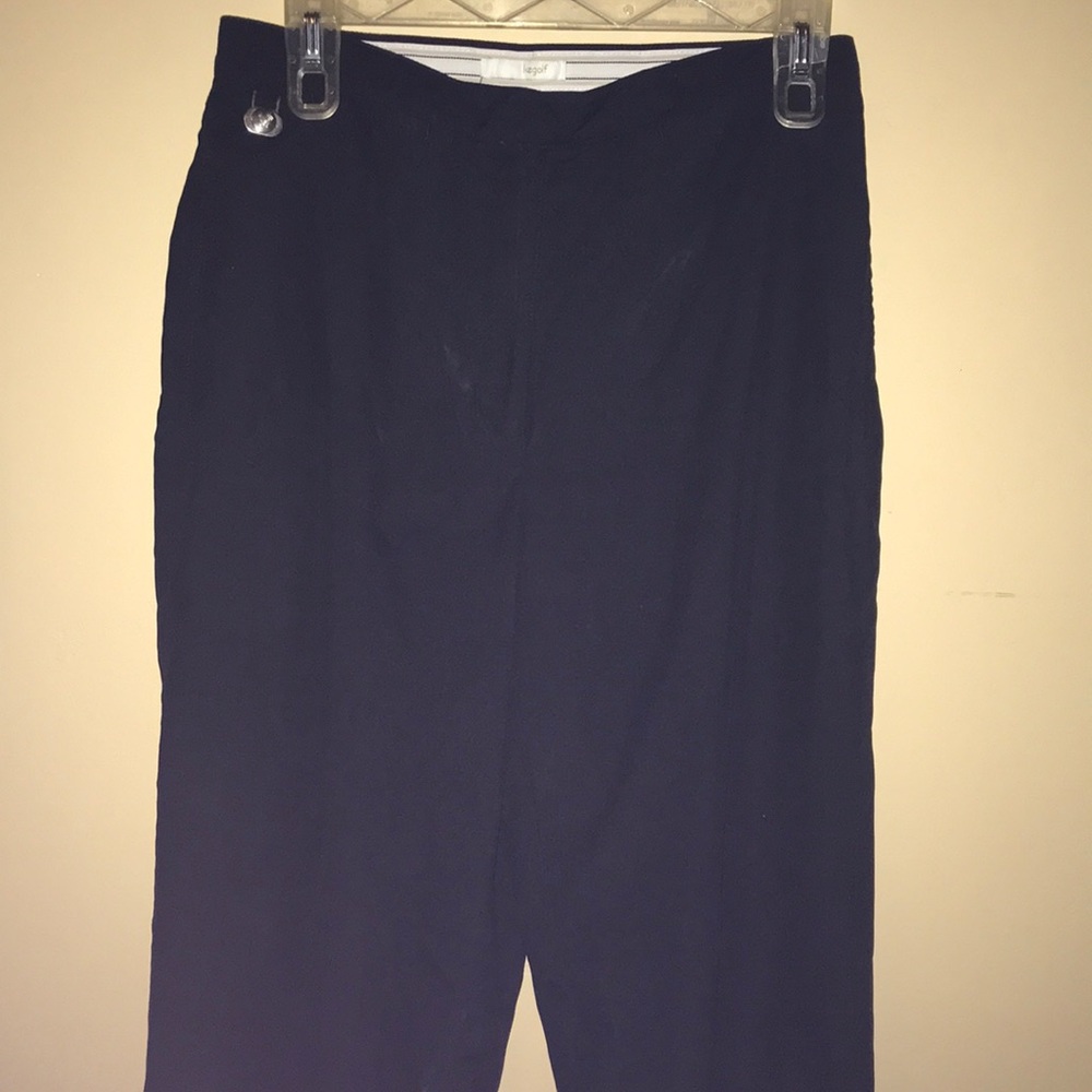Sz 8 black liz clairborne capri golf pants